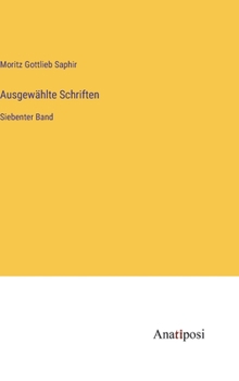 Hardcover Ausgewählte Schriften: Siebenter Band [German] Book