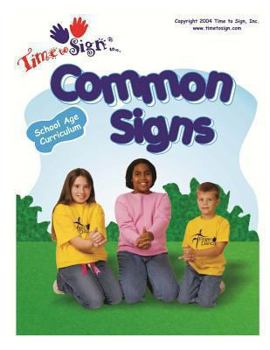 Paperback School Age Curriculum: Common Signs Book