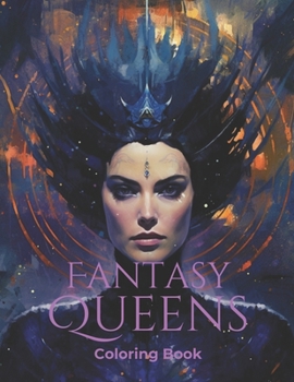 Paperback Fantasy Queens Coloring Book