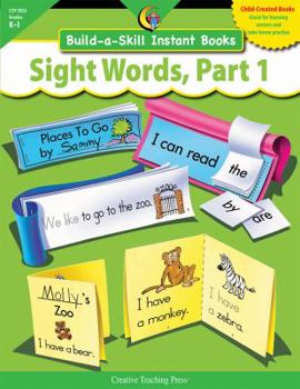 Paperback SIGHT WORDS PART 1, BUILD-A-SKILL INSTANT BOOKS Book