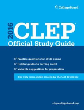 Paperback CLEP Official Study Guide Book