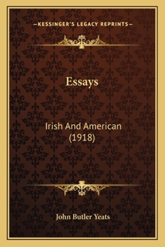 Paperback Essays: Irish And American (1918) Book
