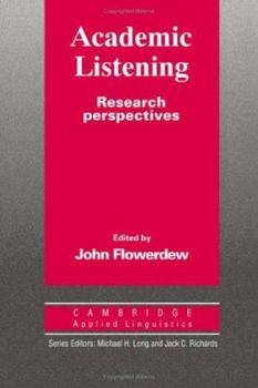 Paperback Academic Listening: Research Perspectives Book