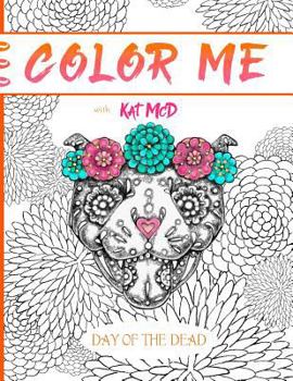 Paperback Color Me with Kat McD: Day of the Dead Book