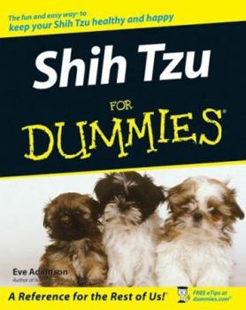 Paperback Shih Tzu for Dummies Book