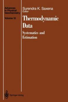Paperback Thermodynamic Data: Systematics and Estimation Book