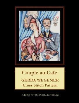 Paperback Couple au Cafe: Gerda Wegener Cross Stitch Pattern Book