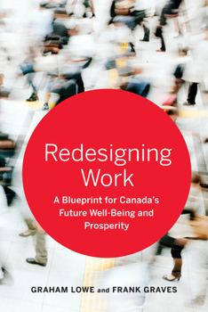 Hardcover Redesigning Work: A Blueprint for Canada's Future Well-Being and Prosperity Book