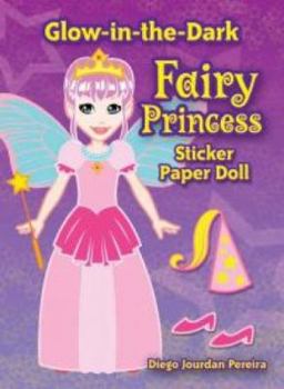 Paperback Glow-In-The-Dark Fairy Princess Sticker Paper Doll Book