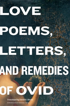 Hardcover Love Poems, Letters, and Remedies of OVID [Latin] Book