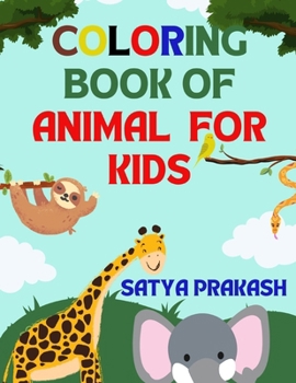 Paperback Coloring Book of Animal for Kids Book