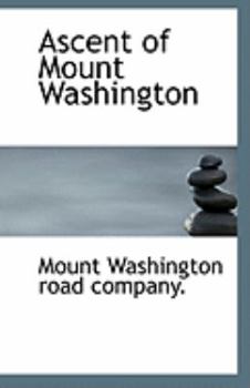 Paperback Ascent of Mount Washington Book
