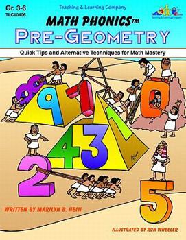 Paperback Math Phonics Pre-Geometry: Quick Tips and Alternative Techniques for Math Mastery Book