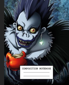 Notebook: Anime Death Note Soft Glossy Cover Graph Paper Pages Book 7.5 x 9.25 Inches 110 Pages