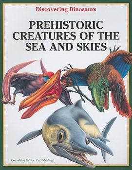 Paperback Prehistoric Creatures of the Sea and Skies Book