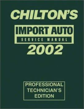 Hardcover Chilton's Import Auto Service Manual Book