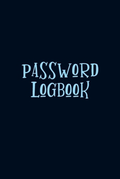 Paperback Password Logbook: Alphabetized Internet Log Book