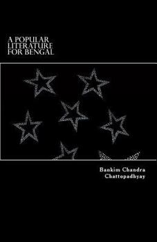 Paperback A Popular Literature for Bengal Book