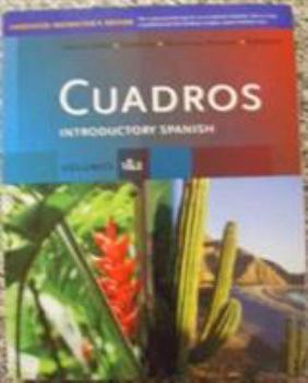 Paperback Cuadros Introductory Spanish Volumes 1 & 2 (Annotated Instructor's Edition) Book