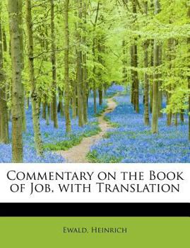 Paperback Commentary on the Book of Job, with Translation Book