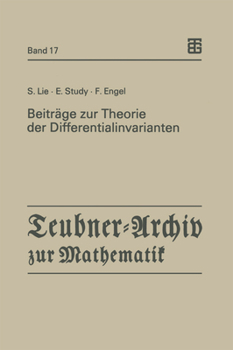 Paperback Beiträge Zur Theorie Der Differentialinvarianten [German] Book
