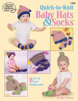 Paperback Quick-To-Knit Baby Hats & Socks Book