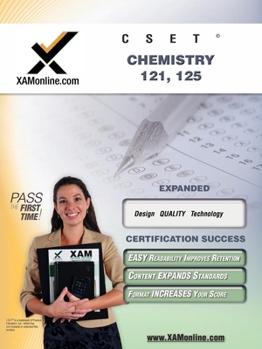 Paperback Cset Chemistry 121, 125 Teacher Certification Test Prep Study Guide Book