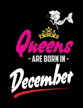 Paperback Queens Are Born In December: Sketch Book For Girls-120 Large Blank Pages(8.5"X11")Sketching, Drawing Anything Kids Like & Improving Drawingskills, Book