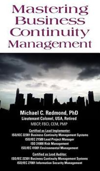 Hardcover Mastering Business Continuity Management Book