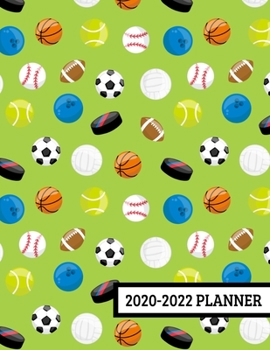 Paperback 2020-2022 Planner: 3 Year Planner - 36 Month Calendar Planner Diary for Next Three Years With Notes For Sports Lovers Fans Athletes Coach Book