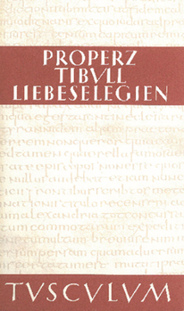 Hardcover Liebeselegien / Carmina: Lateinisch - Deutsch [German] Book