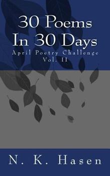 Paperback 30 Poems In 30 Days: April Poetry Challenge Book