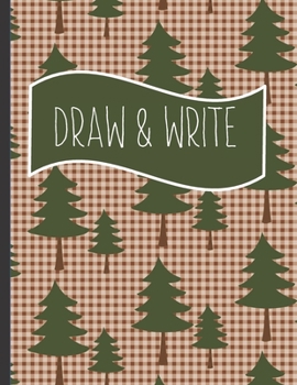 Draw & Write: Writing gifts for kids : Squirrel and Deer themed Large Story Paper Journal notebook for Creativity Writing for boys and girls