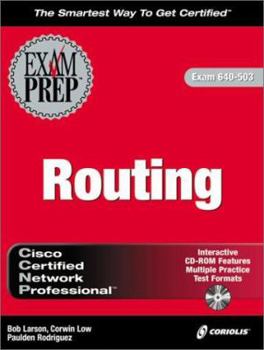 Hardcover CCNP Routing Exam Prep (Book ) [With CDROM] Book