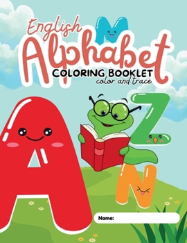 Paperback English Alphabet Coloring Booklet Book