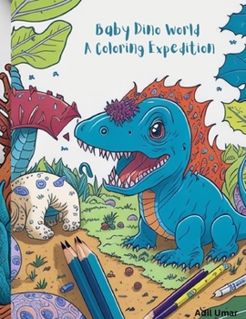 Paperback Baby Dino World a Coloring Expedition Book