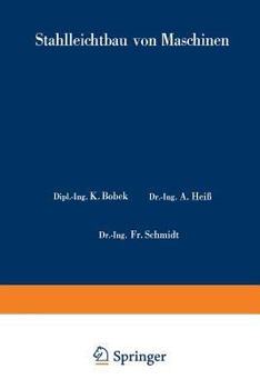 Paperback Stahlleichtbau Von Maschinen [German] Book