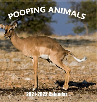 Pooping Animals 2021-2022 Wall Calendar : Hilarious Gift 18 Months Calendar