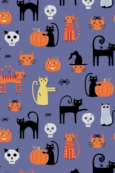 Notes: A Blank Sheet Music Notebook with Halloween Cats Cover Art