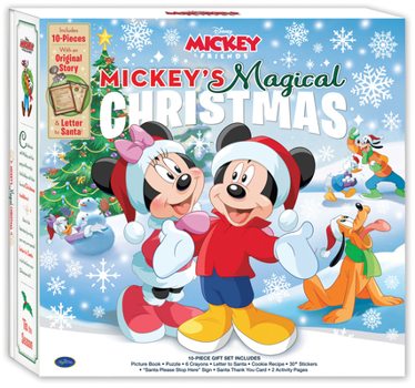 Hardcover Mickey's Magical Christmas Gift Set Book
