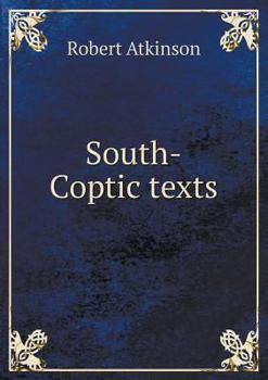 Paperback South-Coptic texts Book