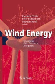 Hardcover Wind Energy: Proceedings of the Euromech Colloquium Book