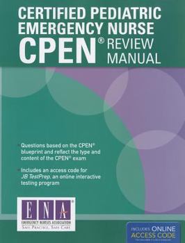 Paperback Certified Pediatric Emergency Nurse (Cpen) Review Manual Book