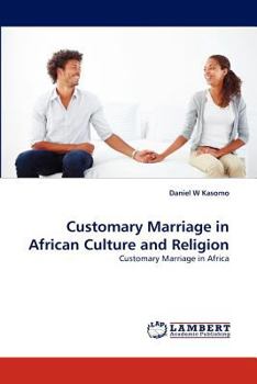Paperback Customary Marriage in African Culture and Religion Book
