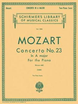 Paperback Concerto No. 23 in A, K.488: Schirmer Library of Classics Volume 1584 Piano Duet Book