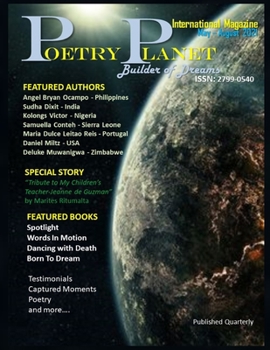 Paperback POETRY PLANET magazine: May-August issue Book