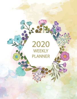 Paperback 2020 Weekly Planner: Academic Weekly & Monthly Pocket Calendar Schedule Organizer, 8.5" x 11", 50 Pages Book