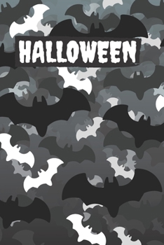 Paperback Halloween: Great Gift Idea, School Notebook, Composition Notebook for Boys & Girls, Journal, Diary, Planner (110 Lined Pages, Siz Book