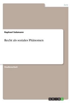 Paperback Recht als soziales Phänomen [German] Book