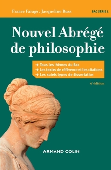 Hardcover Nouvel Abrege de Philosophie - 6e Ed. - Bac Serie L: Bac Serie L [French] Book